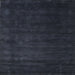 Square Contemporary Dark Slate Gray Green Modern Rug, con32