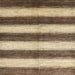 Square Contemporary Sangria Brown Modern Rug, con330