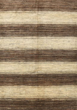 Contemporary Sangria Brown Modern Rug, con330