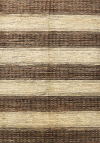 Machine Washable Contemporary Sangria Brown Rug, wshcon330