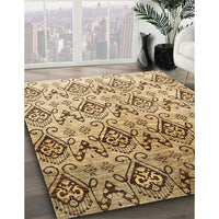 Contemporary Light Brown Modern Rug, con331