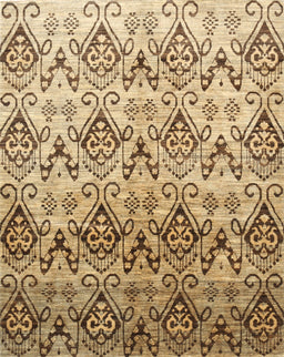 Contemporary Light Brown Modern Rug, con331