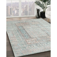 Contemporary Dark Gray Modern Rug, con333