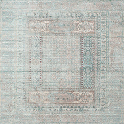 Square Contemporary Dark Gray Modern Rug, con333