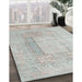 Machine Washable Contemporary Dark Gray Rug in a Family Room, wshcon333