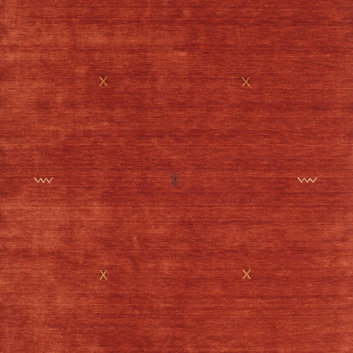 Machine Washable Contemporary Red Rug, wshcon335