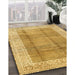 Machine Washable Contemporary Sedona Brown Rug in a Family Room, wshcon338