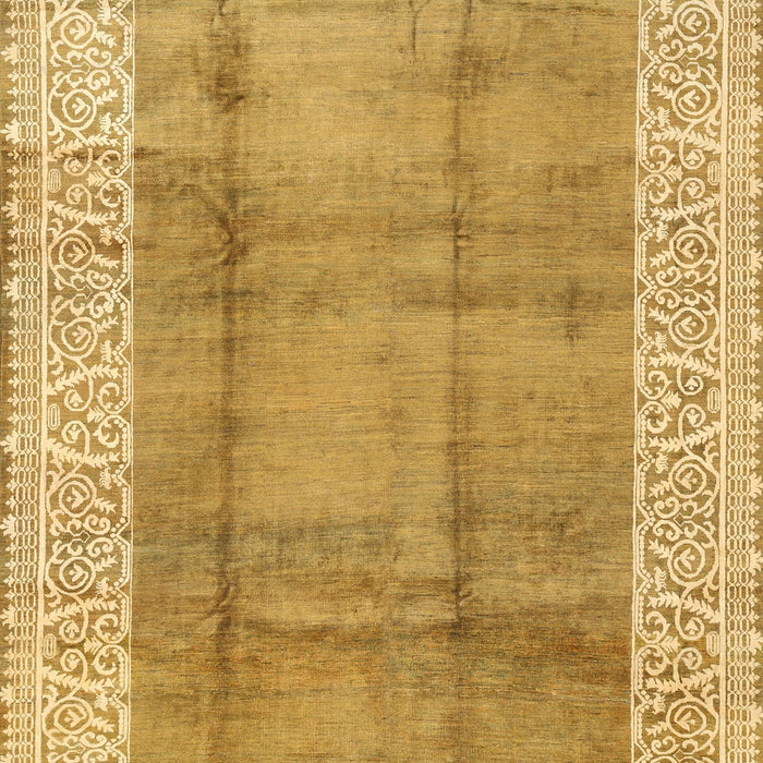 Machine Washable Contemporary Sedona Brown Rug, wshcon338