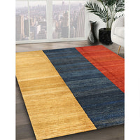 Contemporary Fire Brick Red Modern Rug, con340