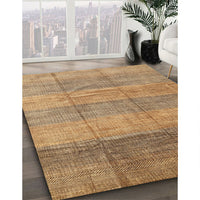 Contemporary Sandy Brown Modern Rug, con343