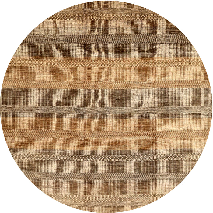 Square Machine Washable Contemporary Sandy Brown Rug, wshcon343