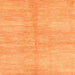 Square Contemporary Orange Modern Rug, con345