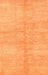 Machine Washable Contemporary Orange Rug, wshcon345