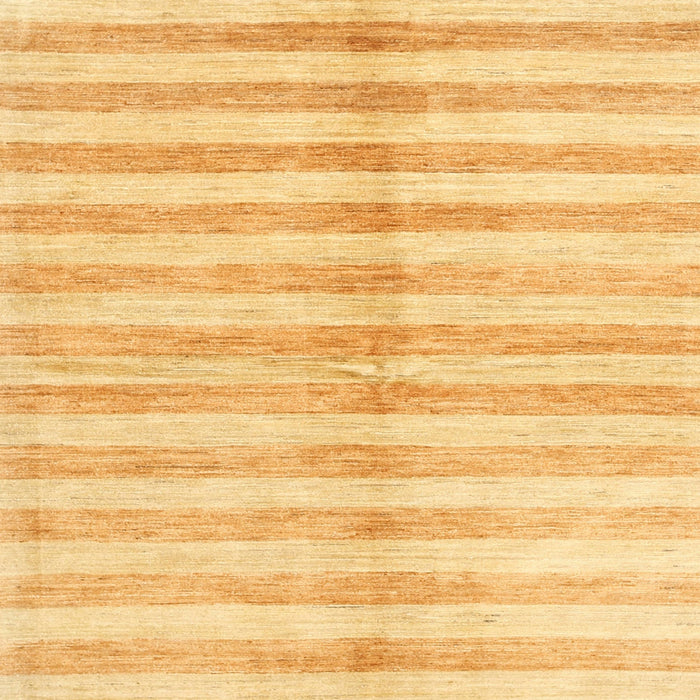 Sideview of Machine Washable Contemporary Chrome Gold Yellow Rug, wshcon346