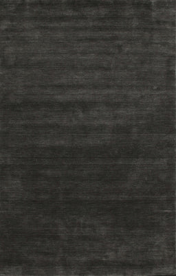 Contemporary Charcoal Black Modern Rug, con34
