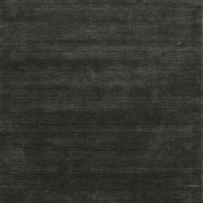 Contemporary Charcoal Black Modern Rug, con34