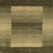 Sideview of Machine Washable Contemporary Caramel Brown Rug, wshcon351