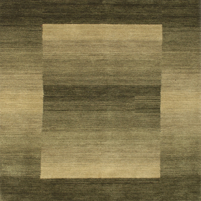 Square Contemporary Caramel Brown Modern Rug, con351