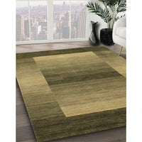 Contemporary Caramel Brown Modern Rug, con351