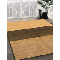 Contemporary Orange Modern Rug, con352