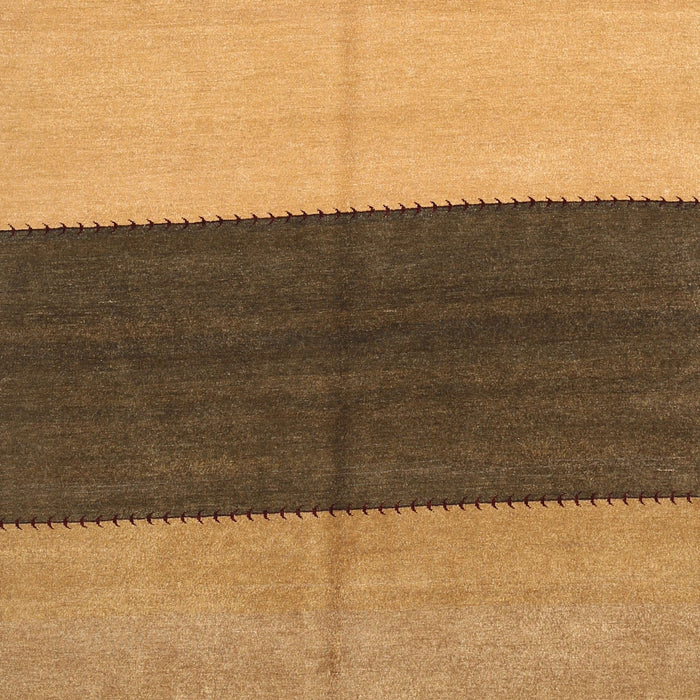 Machine Washable Contemporary Orange Rug, wshcon352