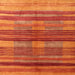 Sideview of Machine Washable Contemporary Neon Red Rug, wshcon354