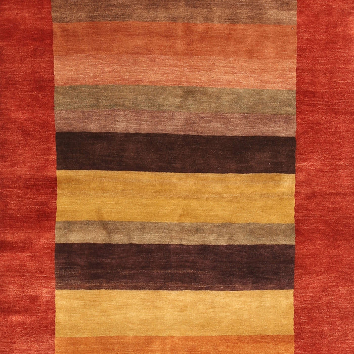 Contemporary Orange Modern Rug, con355