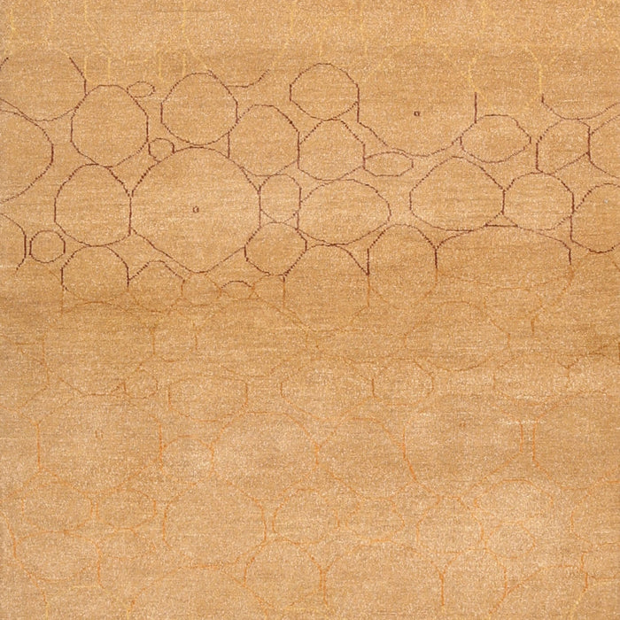 Machine Washable Contemporary Dark Orange Rug, wshcon357