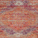 Sideview of Machine Washable Contemporary Light Copper Gold Rug, wshcon358