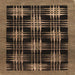 Sideview of Machine Washable Contemporary Midnight Gray Rug, wshcon359