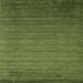 Square Contemporary Seaweed Green Modern Rug, con35