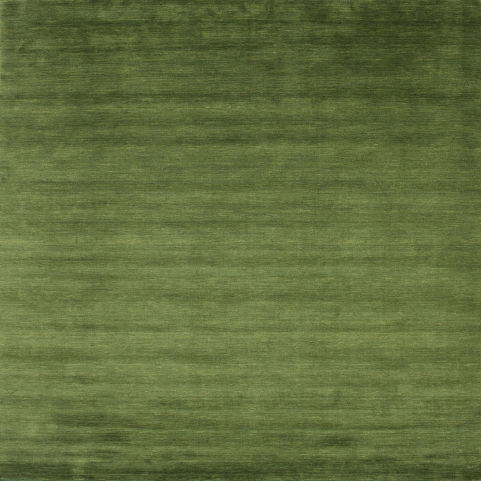 Sideview of Machine Washable Contemporary Seaweed Green Rug, wshcon35