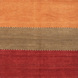 Sideview of Machine Washable Contemporary Neon Red Rug, wshcon362