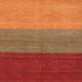 Sideview of Machine Washable Contemporary Neon Red Rug, wshcon362