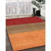 Machine Washable Contemporary Neon Red Rug in a Family Room, wshcon362