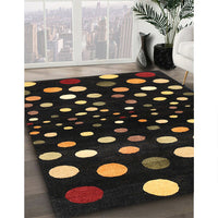 Contemporary Mid Gray Modern Rug, con363