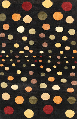 Contemporary Mid Gray Modern Rug, con363