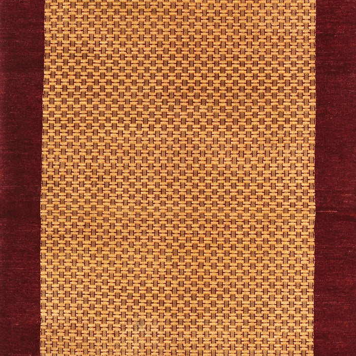 Contemporary Dark Orange Modern Rug, con364