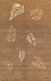 Machine Washable Contemporary Bronze Brown Rug, wshcon365