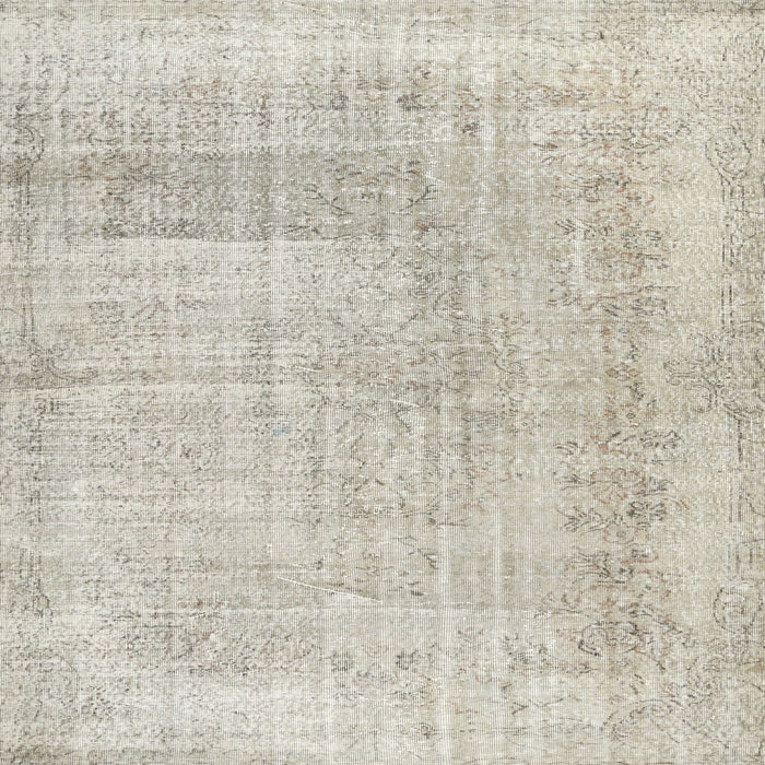 Sideview of Machine Washable Contemporary White Gold Rug, wshcon367