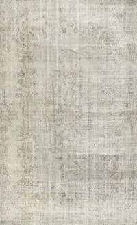 Machine Washable Contemporary White Gold Rug, wshcon367