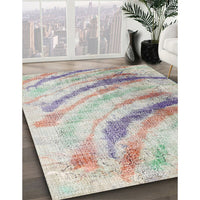 Contemporary Gray Modern Rug, con368