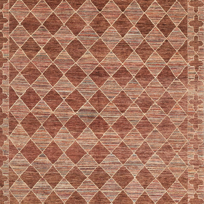 Machine Washable Contemporary Mahogany Brown Rug, wshcon379