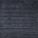 Sideview of Machine Washable Contemporary Dark Slate Blue Rug, wshcon37