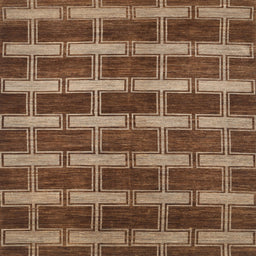Sideview of Machine Washable Contemporary Orange Brown Rug, wshcon381
