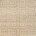 Square Contemporary Camel Brown Modern Rug, con383