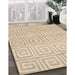 Machine Washable Contemporary Camel Brown Rug in a Family Room, wshcon383