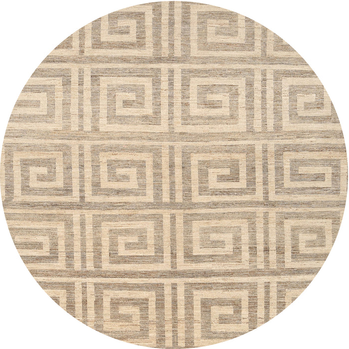 Square Machine Washable Contemporary Camel Brown Rug, wshcon383