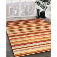 Contemporary Red Modern Rug, con386