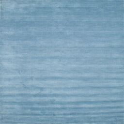 Square Contemporary Denim Blue Modern Rug, con38